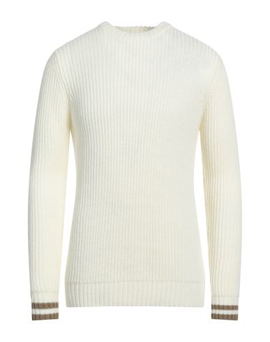 Hamaki-ho Man Sweater White Size Xxl Acrylic, Merino Wool