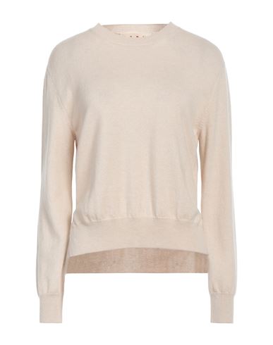 Marni Woman Sweater Beige Size 2 Cashmere