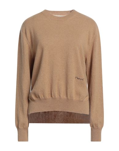 Marni Woman Sweater Camel Size 8 Cashmere In Beige
