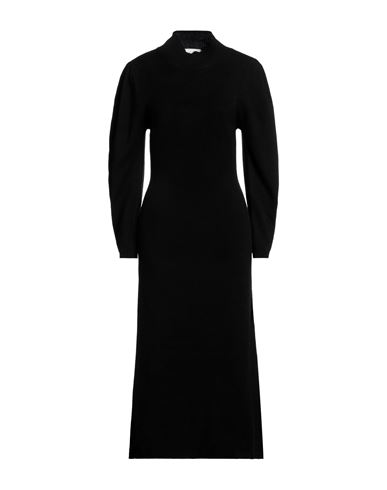 Ba&sh Ba & Sh Woman Midi Dress Black Size 1 Wool, Polyamide