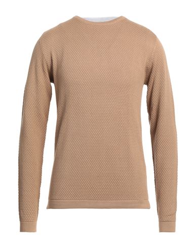 Hamaki-ho Man Sweater Camel Size Xxl Cotton, Acrylic In Beige