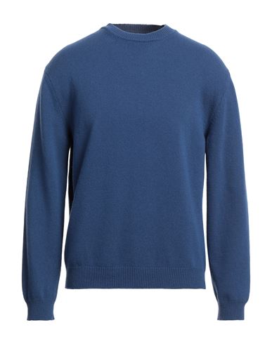 Daniele Fiesoli Man Sweater Blue Size M Merino Wool, Cashmere
