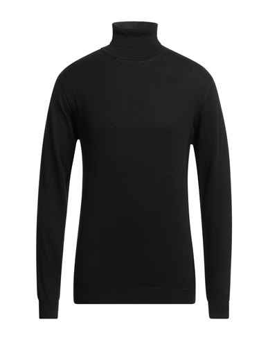 HAMAKI-HO HAMAKI-HO MAN TURTLENECK BLACK SIZE S POLYESTER, ACRYLIC, NYLON, MERINO WOOL