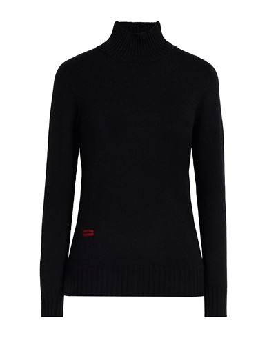 Agnona Woman Turtleneck Black Size Xl Cashmere In Black
