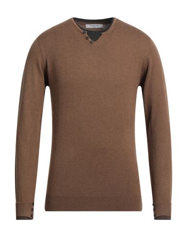 Hamaki-ho Man Sweater Camel Size Xxl Polyester, Nylon, Viscose, Acrylic, Wool In Beige