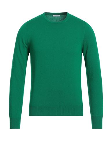 Malo Mens Green Cashmere Sweater In Green