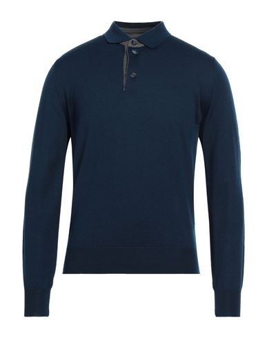 Angelo Nardelli Man Sweater Navy Blue Size 38 Merino Wool, Acrylic
