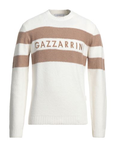 Gazzarrini Man Sweater White Size Xl Cotton, Acrylic, Polyester, Elastane