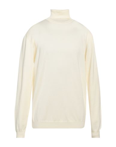 Sseinse Man Turtleneck Ivory Size Xxl Viscose, Polyamide In White
