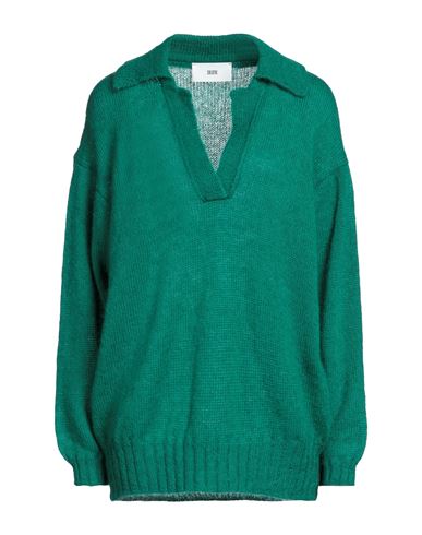 Solotre Woman Sweater Green Size 2 Mohair Wool, Polyamide, Wool