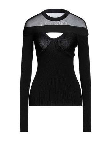 Nensi Dojaka Woman Sweater Black Size M Viscose, Polyester, Polyamide