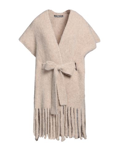 D-exterior D. Exterior Woman Cardigan Beige Size 6 Alpaca Wool, Polyamide, Elastane