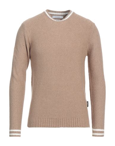 Gazzarrini Man Sweater Beige Size Xxl Cotton, Acrylic, Polyester, Elastane