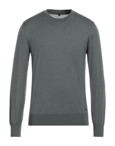 Brioni Man Sweater Lead Size 44 Cashmere, Silk In Grey