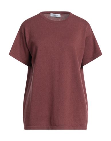 Fabiana Filippi Woman Sweater Garnet Size 10 Pure Virgin Wool Iws, Silk, Cashmere In Red