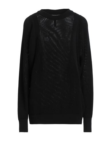 Nike Woman Sweater Black Size Xl Cotton, Silk