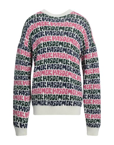 Pas De Mer Man Sweater Magenta Size Xxl Wool, Acrylic In Pink