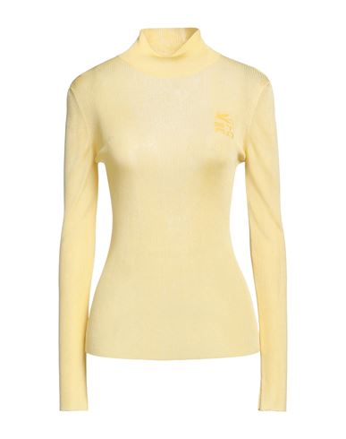 Etro Woman Turtleneck Yellow Size 8 Viscose