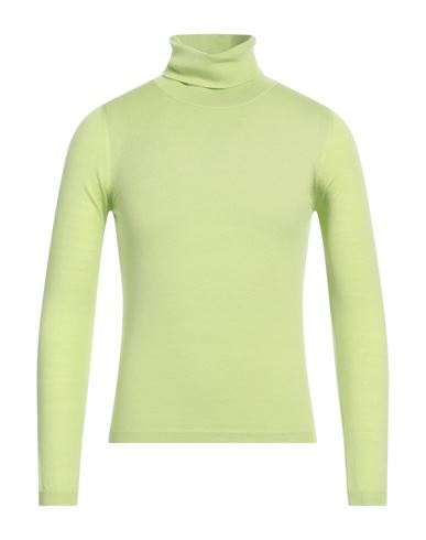 Svevo Man Turtleneck Light Green Size 38 Cashmere In Metallic