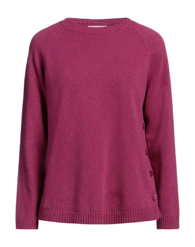 Shop Kangra Woman Sweater Mauve Size 10 Cashmere, Wool In Purple