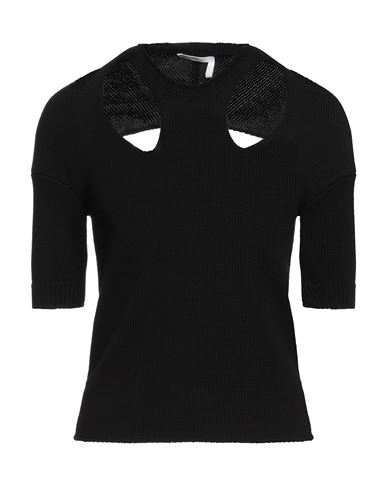 Shop Chloé Woman Sweater Black Size L Cotton, Wool