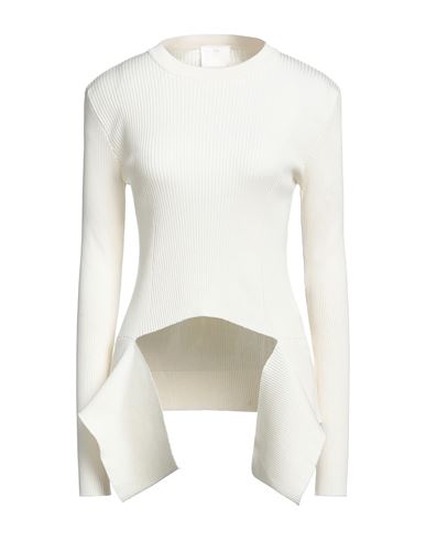 Givenchy Woman Sweater Cream Size S Wool, Silk, Polyamide, Elastane In White