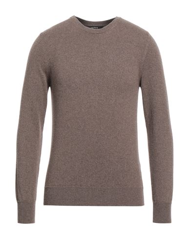 Alpha Studio Man Sweater Dove Grey Size 36 Cashmere