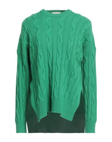 Drumohr Woman Sweater Green Size M Cashmere