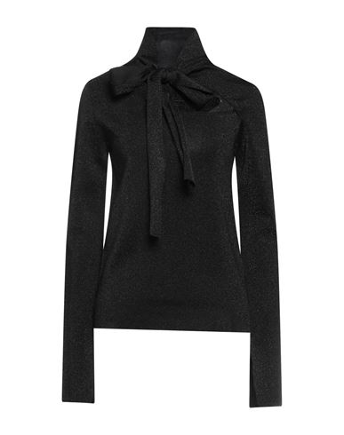 Circus Hotel Woman Sweater Black Size 2 Viscose, Polyamide, Polyester