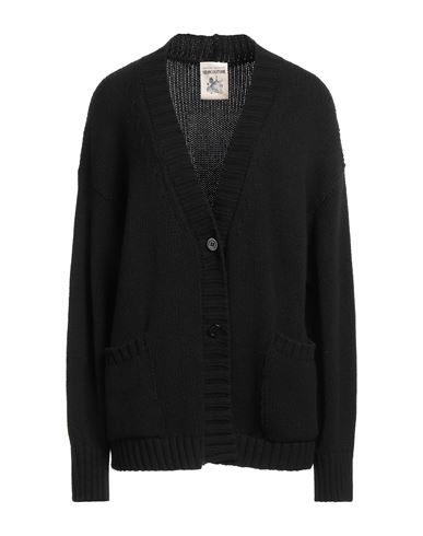 Semicouture Woman Cardigan Black Size L Cashmere, Polyamide