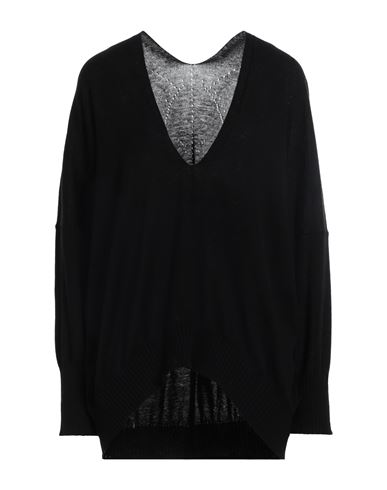Liviana Conti Woman Sweater Black Size Xl Virgin Wool