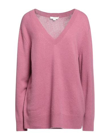 Vince . Woman Sweater Mauve Size L Cashmere In Purple