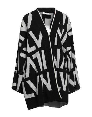 Liviana Conti Woman Cardigan Black Size L Cashmere, Polyamide, Viscose, Polyester
