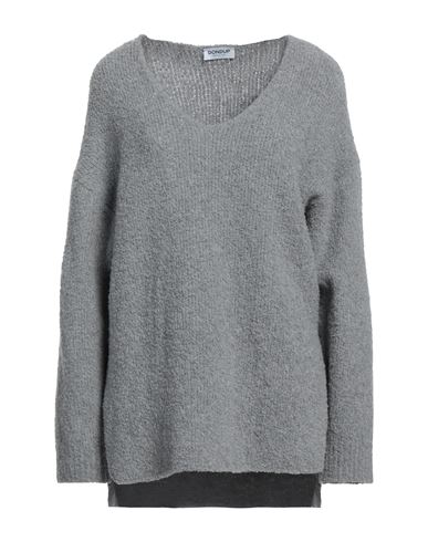 Dondup Woman Sweater Grey Size 6 Wool, Polyamide, Cashmere, Elastane