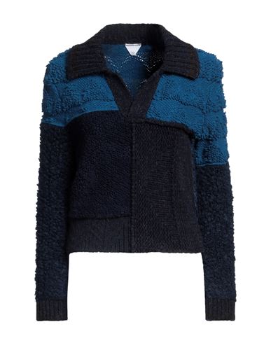 Bottega Veneta Woman Sweater Midnight Blue Size M Wool, Polyamide, Cashmere, Elastane, Mohair Wool