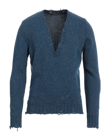 Daniele Alessandrini Man Sweater Pastel Blue Size 40 Wool, Polyamide