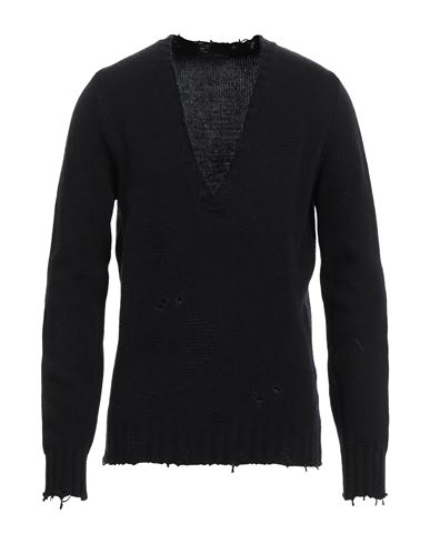 Daniele Alessandrini Man Sweater Black Size 42 Wool, Polyamide