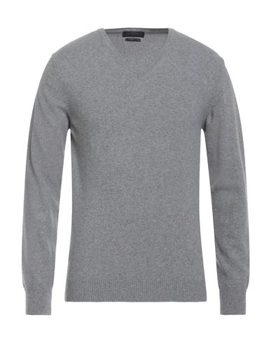 DANIELE FIESOLI DANIELE FIESOLI MAN SWEATER GREY SIZE L WOOL, CASHMERE