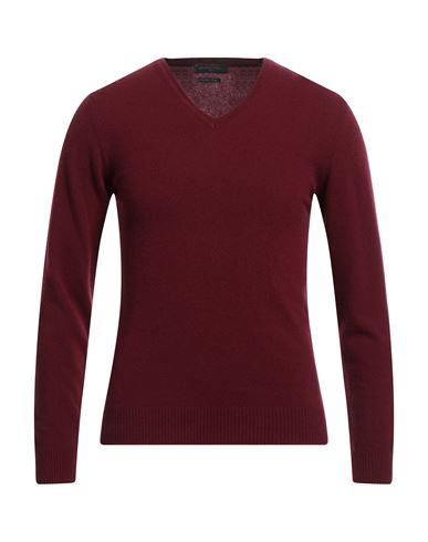 Daniele Fiesoli Man Sweater Garnet Size S Wool, Cashmere In Red