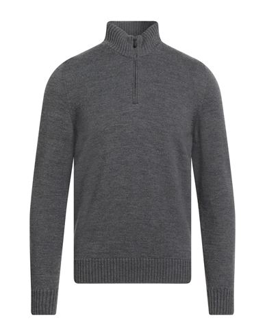 Drumohr Man Turtleneck Grey Size 46 Merino Wool