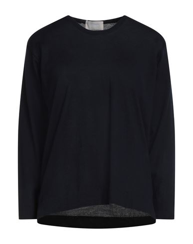 Drumohr Woman Sweater Midnight Blue Size S Super 140s Wool In Black