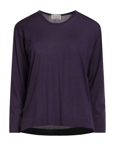 Drumohr Woman Sweater Plum Size Xs Super 140s Wool In Purple