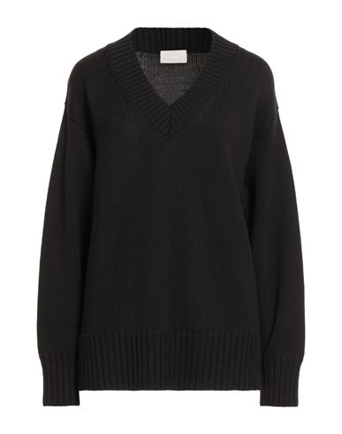 Drumohr Woman Sweater Dark Brown Size M Merino Wool In Brown