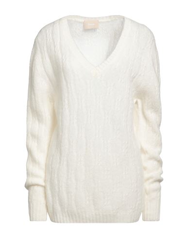 Drumohr Woman Sweater White Size M Cashmere