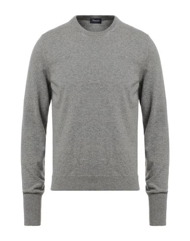 Drumohr Man Sweater Grey Size 42 Cashmere
