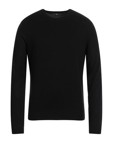 Daniele Alessandrini Man Sweater Black Size 40 Wool In Green