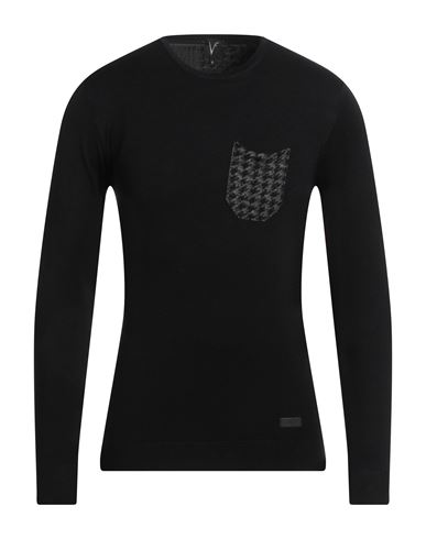 V2® Brand V2 Brand Man Sweater Black Size S Viscose, Nylon