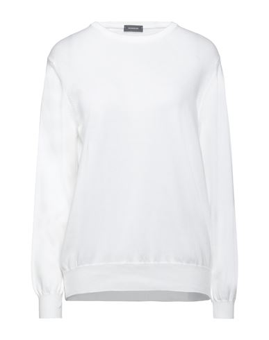 Rossopuro Woman Sweater White Size 14 Cotton
