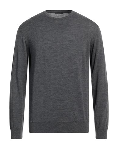 Club 39 Man Sweater Lead Size 3xl Merino Wool In Grey