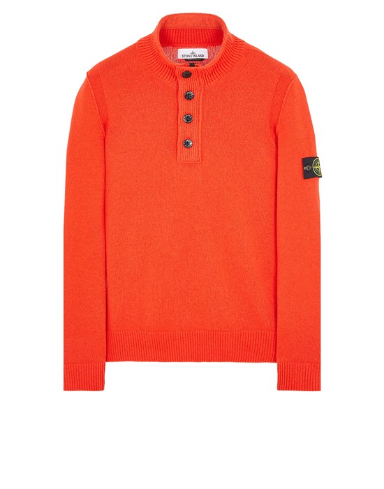  STONE ISLAND 540A3 Sweater Man Lobster Red
